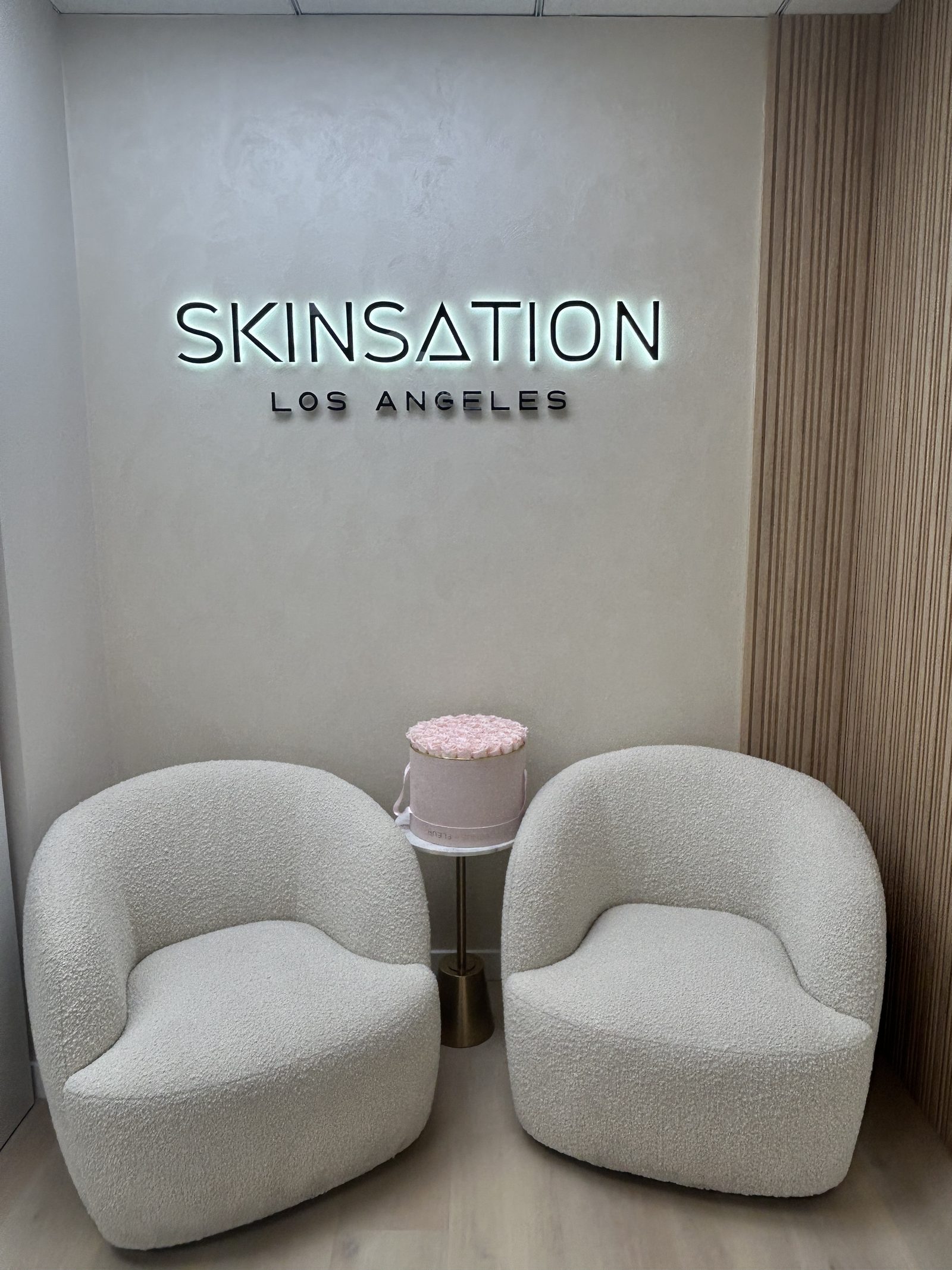 Skinsation LA interior — first look as you walk in